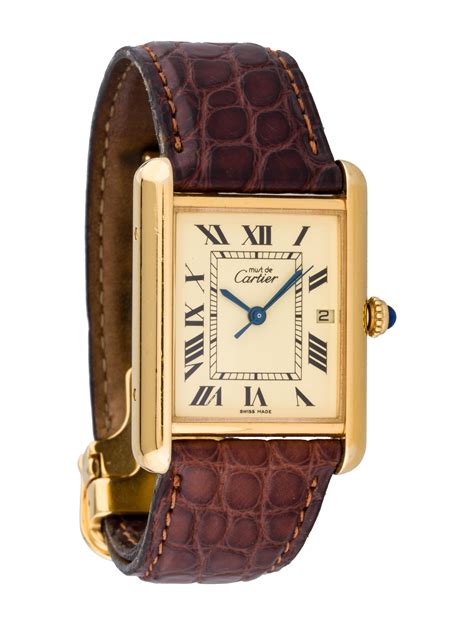 cartier wqtch|cartier tank watch.